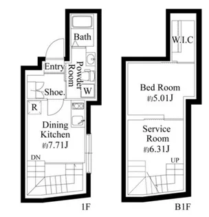 ファーヴァル代々木上原の間取り