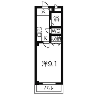 ヴィラ・コジマ【2階】の間取り