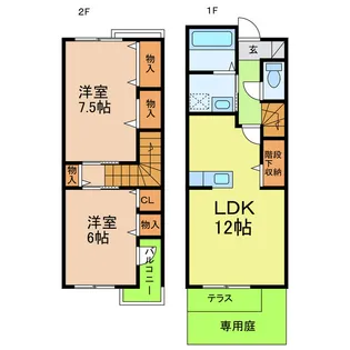 愛知県日進市折戸町高松【一戸建】の間取り