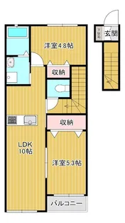 フェリーチェ【2階】の間取り