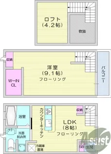 ALTAIR【1階】の間取り