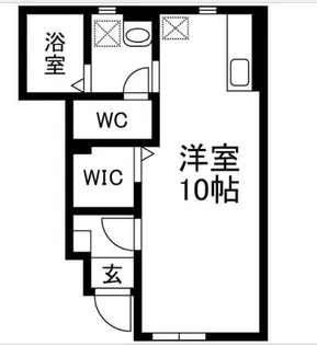【新築】テゾーロ梨木C棟【1階】の間取り