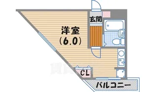 Wagaya門戸厄神【3階】の間取り