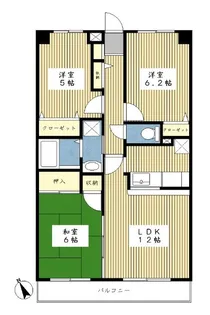 メゾンボヌール【2階】の間取り