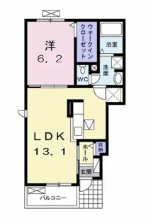 千葉県市原市玉前【アパート】の間取り