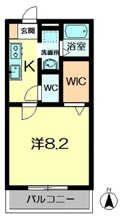 奈良県奈良市中山町【アパート】の間取り