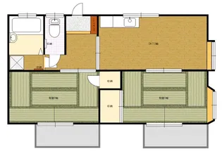 埼玉県朝霞市根岸台4【アパート】の間取り