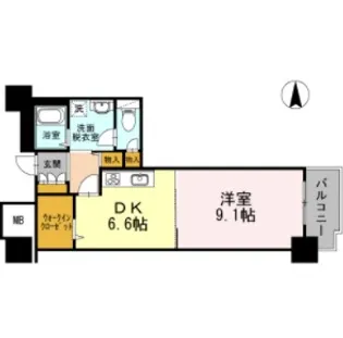 品川シーサイドビュータワーI【15階】の間取り