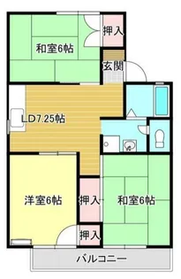 フィルボナール【0】【2階】の間取り