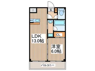 シャルムK【2階】の間取り