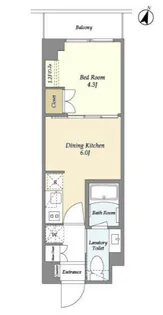 ベルファース駒沢三丁目【2階】の間取り