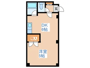 ローヤルハイツ中の島2-3A棟【4階】の間取り