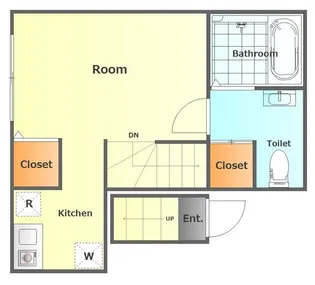 アイコート経堂【2階】の間取り