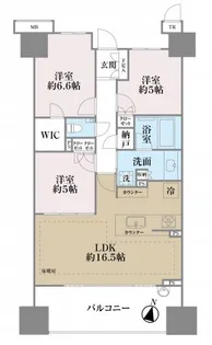 ブランズ東雲【11階】の間取り