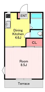 ニューパールハイツ【1階】の間取り