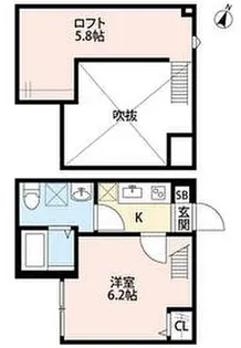 カムリンII【2階】の間取り