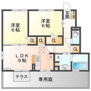 グランドソレイユ【1階】の間取り