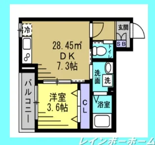 AJ南流山【2階】の間取り