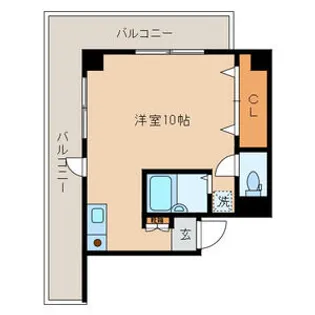 クレアーレ【4階】の間取り