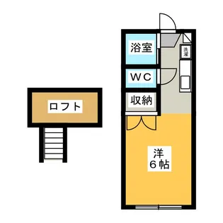 メゾンパークサイド【1階】の間取り