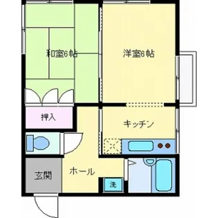ブルーオーシャン【1階】の間取り