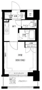 メインステージ門前仲町【5階】の間取り