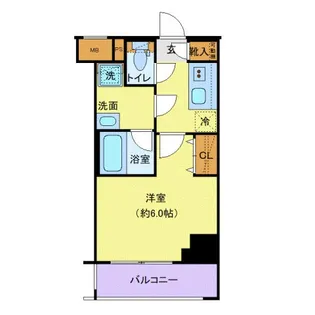 LUMEED横濱吉野町【4階】の間取り