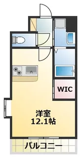 ラーナ新水前寺【4階】の間取り