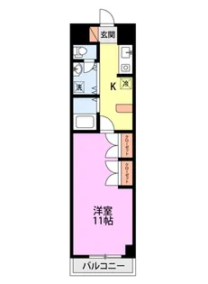 第13新英マンション【3階】の間取り