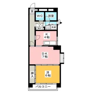 イル・ロゼオ【2階】の間取り