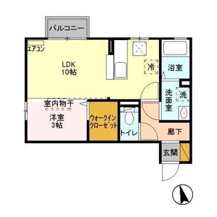 セレクト B【1階】の間取り