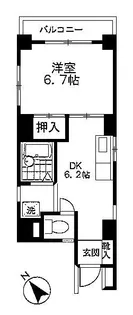 ソレイユ都築【3階】の間取り