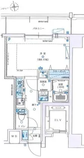 グランリーヴェル横濱和田町ELMO【4階】の間取り