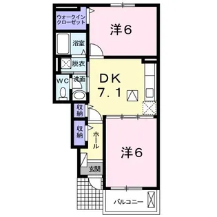 カーサエテルノ【1階】の間取り