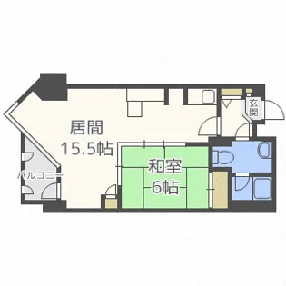 INOVE札幌資生館前【8階】の間取り