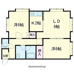 クリスタルハーモニー15【2階】の間取り