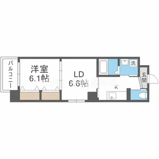 blance abiko【8階】の間取り