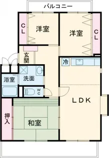 グレース蓮池【1階】の間取り