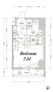 アクサス鵜の木【1階】の間取り