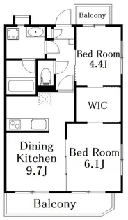 アメニティーズ プレイス【2階】の間取り