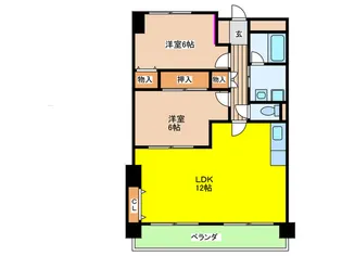 ISM大阪城公園【11階】の間取り