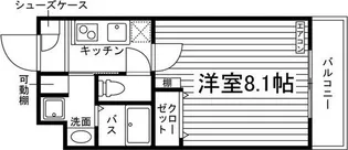 プレシャス川内【4階】の間取り