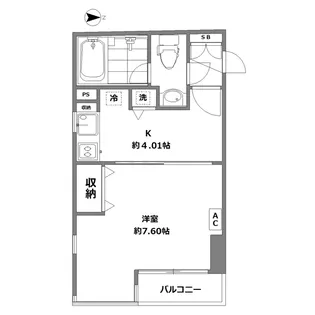 willDo 八王子【6階】の間取り