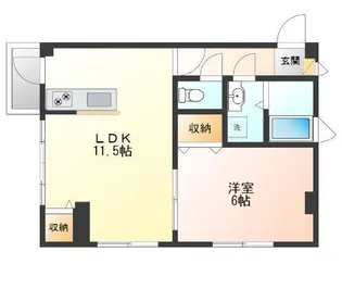 プリンセスA【3階】の間取り