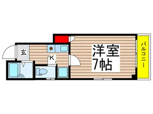 クリンハイツ【3階】の間取り