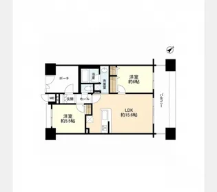 パークフラッツ横浜公園【12階】の間取り