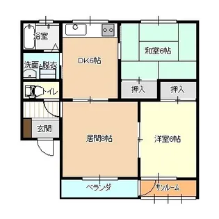 アーバンハウス【2階】の間取り
