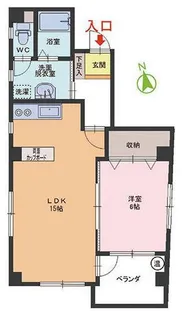 パークサイド米松【1階】の間取り