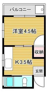 松尾ビル【4階】の間取り