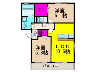 concertogrosso【1階】の間取り